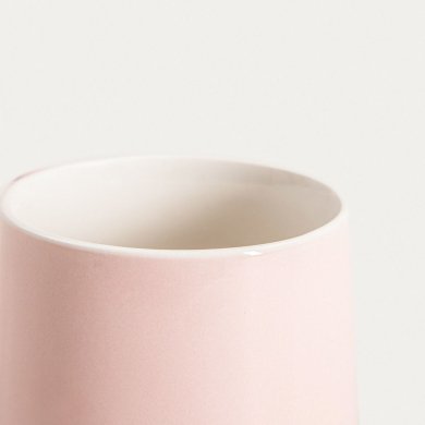 Кружка с крышкой Homla EVERE 400 мл Розовый 241778 фото - 4