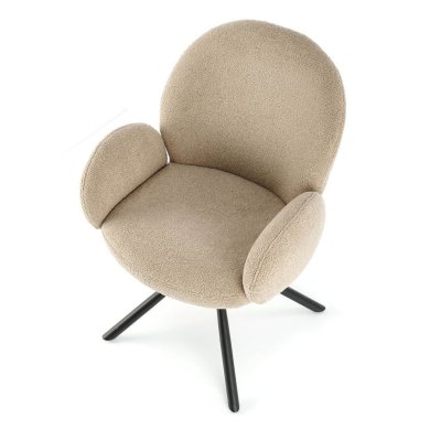 Обеденный стул поворотный Halmar K498 Капучино V-CH-K/498-KR-CAPPUCCINO фото - 7