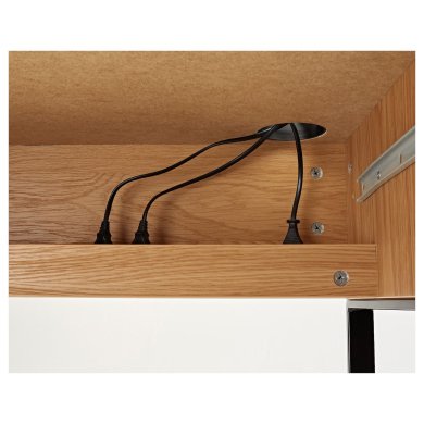 IKEA Письменный стол MICKE Дуб (ИКЕА МИКЕ) 20351742 фото - 3