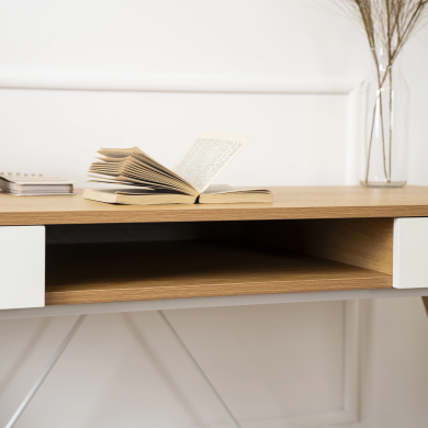 Письменный стол Mebel Elit REA Белый ME.REA/D/B/B фото - 8