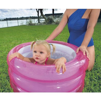 Надувной детский бассейн Bestway 51033 70х30 см Розовый BES51033pink фото - 3