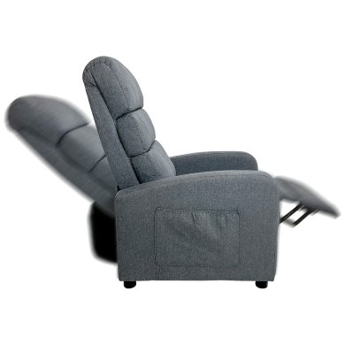 Крісло м'яке розкладне з реклайнером Kontrast CHILI Сірий 5.01.14447 фото - 4