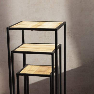 Підставка для горщиків Homla ROH 23x23x45 см Чорний 229615 фото - 4