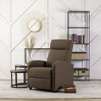 Кресло мягкое раскладное с реклайнером Mebel Elit DANNY Коричневый - 9 Кресло мягкое раскладное с реклайнером Mebel Elit DANNY Коричневый ME.DANNY2/BR/T/FW фото - 9