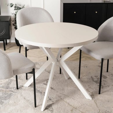 Розкладний обідній стіл Mebel Elit LUGO Кашемір - 6 Розкладний обідній стіл Mebel Elit LUGO Кашемір ME.LUGO/KASZ/B/S фото - 6