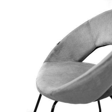 Обідній стілець Homla JARED Welur Сірий 214203 фото - 4
