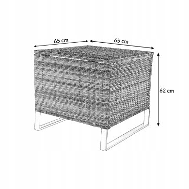 Комплект садовой мебели Kontrast COMO TAUPE Бежевый - 14 Комплект садовой мебели Kontrast COMO TAUPE Бежевый 5.90.13143 фото - 14