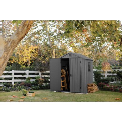 Садовий будиночок Keter DARWIN 190х121х221 см Сірий 249363 фото - 6
