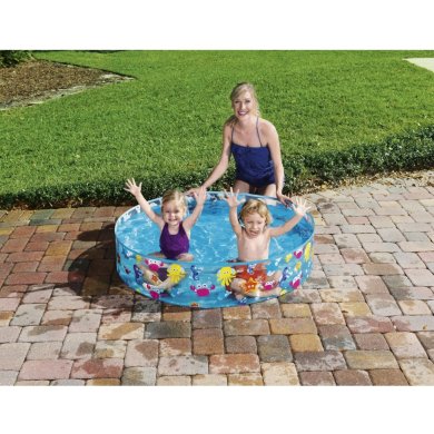 Детский каркасный бассейн Bestway 55028 122х25 см Принт BES55028 фото - 5