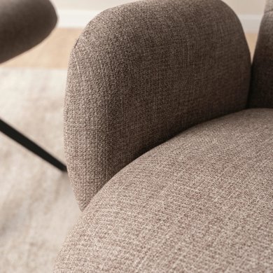 Обеденный стул поворотный Mebel Elit ALVARO Коричневый ME.ALVARO/BR/T/K фото - 10