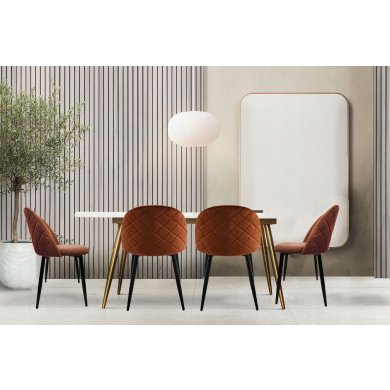 Обідній стілець Kontrast Sofia Коричневий 5.90.26083 фото - 6