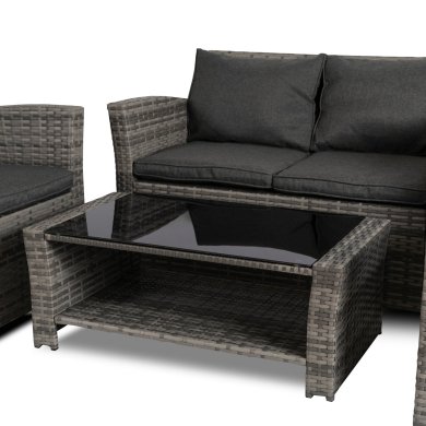 Комплект садовой мебели Mebel Elit DOVER Серый ME.DOVER/P/RT/OGR/ZES фото - 3