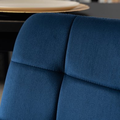 Барный стул Mebel Elit ARIEL Welur Синий - 9 Барный стул Mebel Elit ARIEL Welur Синий ME.ARIEL/GR/ZL/V/H фото - 9