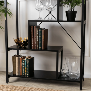 Стеллаж Mebel Elit AKRIS Черный - 8 Стеллаж Mebel Elit AKRIS Черный ME.AKRIS/CZ/REG фото - 8