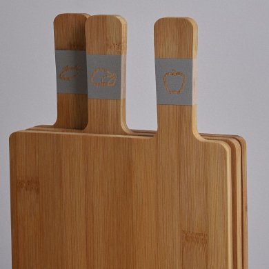 Набір обробних дощок Homla BAMBOU Дерево - 9 Набір обробних дощок Homla BAMBOU Дерево 206453 фото - 9