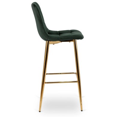 Барный стул Mebel Elit ARIEL Welur Зеленый - 4 Барный стул Mebel Elit ARIEL Welur Зеленый ME.ARIEL/Z/ZL/V/H фото - 4