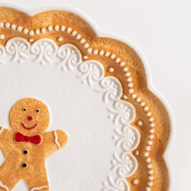 Сервірувальне блюдо Homla LOKKA 28,5 см Принт 242674 фото - 2