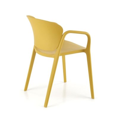 Садовий стілець Halmar K491 Гірчичний V-CH-K/491-KR-MUSZTARDOWY фото - 2