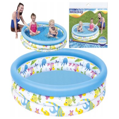 Надувной детский бассейн Bestway 51009 122х25 см Принт BES51009 фото - 5