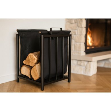 Дровница Garden Line 51x37x50,5 см Черный KOM5868 фото - 4