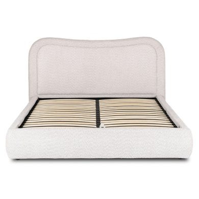 Кровать Mebel Elit HAGA Boucle 160x200 см Серый ME.HAGA/160/P/TB/LOZZPOJ фото - 3