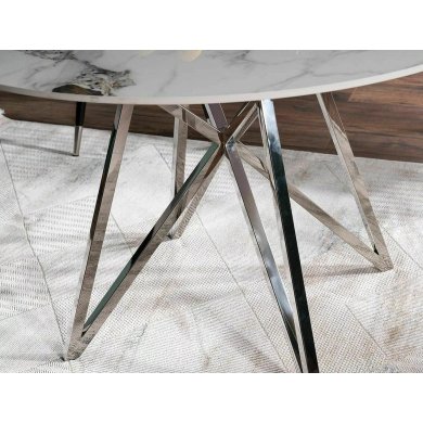 Обеденный стол Signal MURANO Marmur Белый MURANOBCHFI120 фото - 4