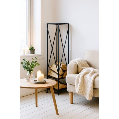 Дровница Garden Line 34x34x111 см Черный KOM5875 фото - 4