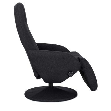 Кресло мягкое раскладное с реклайнером  Mebel Elit TONY Черный ME.TONY2/CZ/T/FW фото - 4