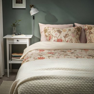 IKEA Комплект постельного белья NASSELKLOCKA 150x200 см Бежевый (ИКЕА НАССЕЛЬКЛОККА) 10584544 фото - 4