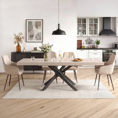 Розкладний обідній стіл Mebel Elit HAMPTON Кашемір ME.HAMPTON/KASZ/CZ/S160-240 фото - 8
