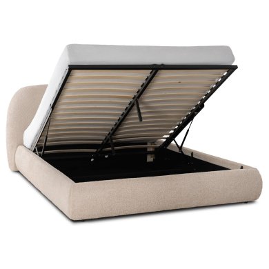 Ліжко Mebel Elit ROSSO Boucle 160x200 см Бежевий ME.ROSSO/160/BZ/TB/LOZZPOJ фото - 4