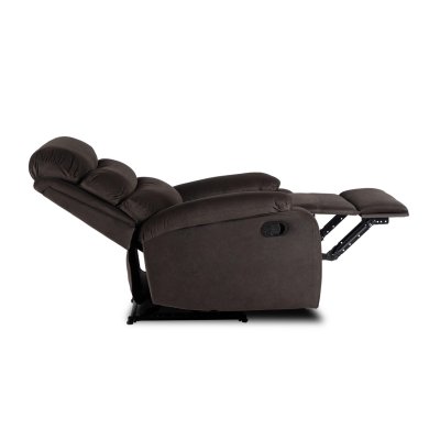 Крісло м'яке розкладне з реклайнером Mebel Elit KOBE Welur Коричневий ME.KOBE/CZ/V/FW фото - 9