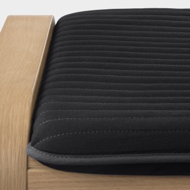 IKEA Підставка для ніг POANG Чорний (ИКЕА ПОАНГ) 19287484 фото - 3