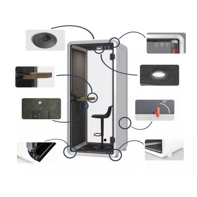 Акустическая кабина Signal SMALL BOOTH 3D Белый SMALLBOOTHB фото - 2