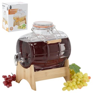 Диспенсер для напитков Chomik БОЧКА 8 л Прозрачный - 2 Диспенсер для напитков Chomik БОЧКА 8 л Прозрачный ZIX1722 фото - 2