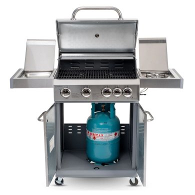 Газовий гриль з чавунною решіткою Corciano PAUL Сріблястий - 3 Газовий гриль з чавунною решіткою Corciano PAUL Сріблястий 5901157670472 фото - 3