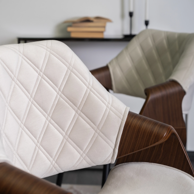 Обідній стілець Mebel Elit DAKOTA Welur Бежевий ME.DAKOTA/BZ/O/V/K фото - 9