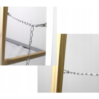 Зеркало Chomik 54x41x157 см | Белый / Дерево PHO9757 фото - 4