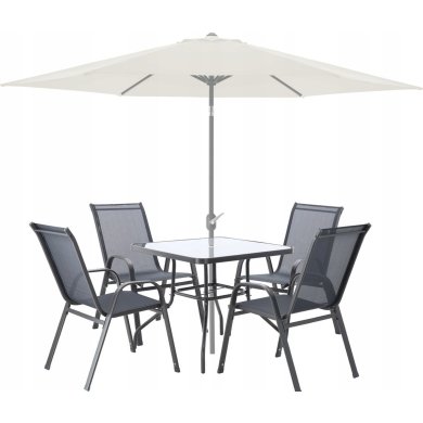 Комплект садовой мебели Garden Line RANG 2 Серый - 2 Комплект садовой мебели Garden Line RANG 2 Серый TIH3384 фото - 2