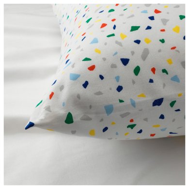 IKEA Комплект постельного белья MOJLIGHET 150x200 см Принт (ИКЕА MÖJLIGHET) 10423688 фото - 3