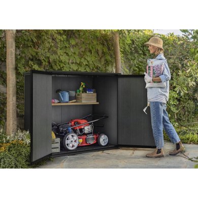 Садовый шкаф Keter CORTINA BELLA 1000 л Графит 255514 фото - 6