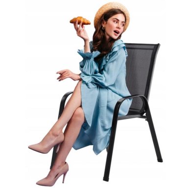 Комплект садових стільців Garden Line NEO3685 2 шт Чорний NEO3685 фото - 5