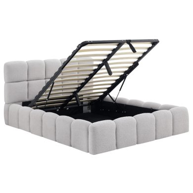 Кровать Mebel Elit MURACJA Boucle 140x200 см Серый ME.MURCJA/140/P/TB/LOZZPOJ фото - 3