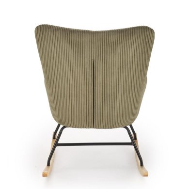 Кресло-качалка мягкое Halmar BELMIRO Оливковый - 7 Кресло-качалка мягкое Halmar BELMIRO Оливковый V-CH-BELMIRO-FOT-OLIWKOWY фото - 7