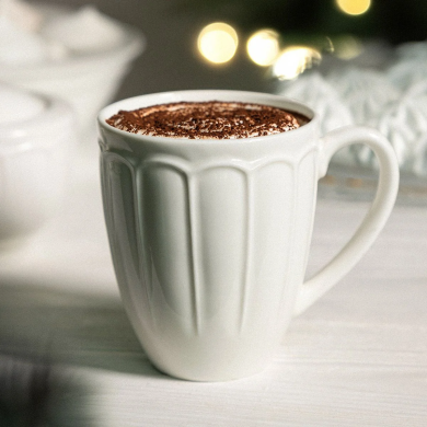 Кружка Homla JASMINE 370 мл Белый - 4 Кружка Homla JASMINE 370 мл Белый 219008 фото - 4