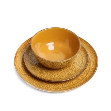 Миска Homla INDIE 16 см | Гірчичний 210473 фото - 3