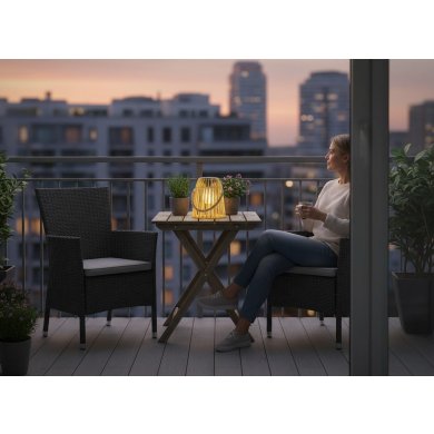 Декоративний світильник на сонячній батареї Garden Line LAP6013 Жовтий LAP6013 фото - 3