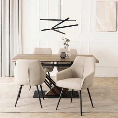 Обеденный стул Mebel Elit PALMA Бежевый ME.PALMA/BZ/CZ/T/K фото - 6