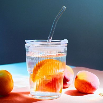 Склянка з кришкою та трубочкою Homla EMBO GROOVE 400 мл Прозорий - 4 Склянка з кришкою та трубочкою Homla EMBO GROOVE 400 мл Прозорий 227286 фото - 4