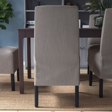 IKEA Обеденный стул BERGMUND Серый (ИКЕА БЕРГМУНД) 99386098 фото - 8